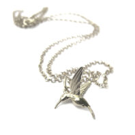 Naszyjnik z kolibrem srebro